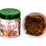 Indian traditional mix pickle with mustard oil