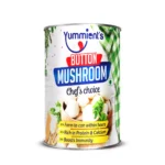 Yummients 800g canned button mushrooms – ready-to-cook whole mushrooms in brine