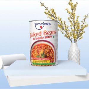 Baked Beans in Tomato Sauce – 450g | High-Protein, Preservative-Free Ready-to-Eat Meal