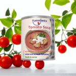 "Yummients Ready-to-Serve Tomato Soup – 800ml can – no preservatives, rich in tomato flavor"